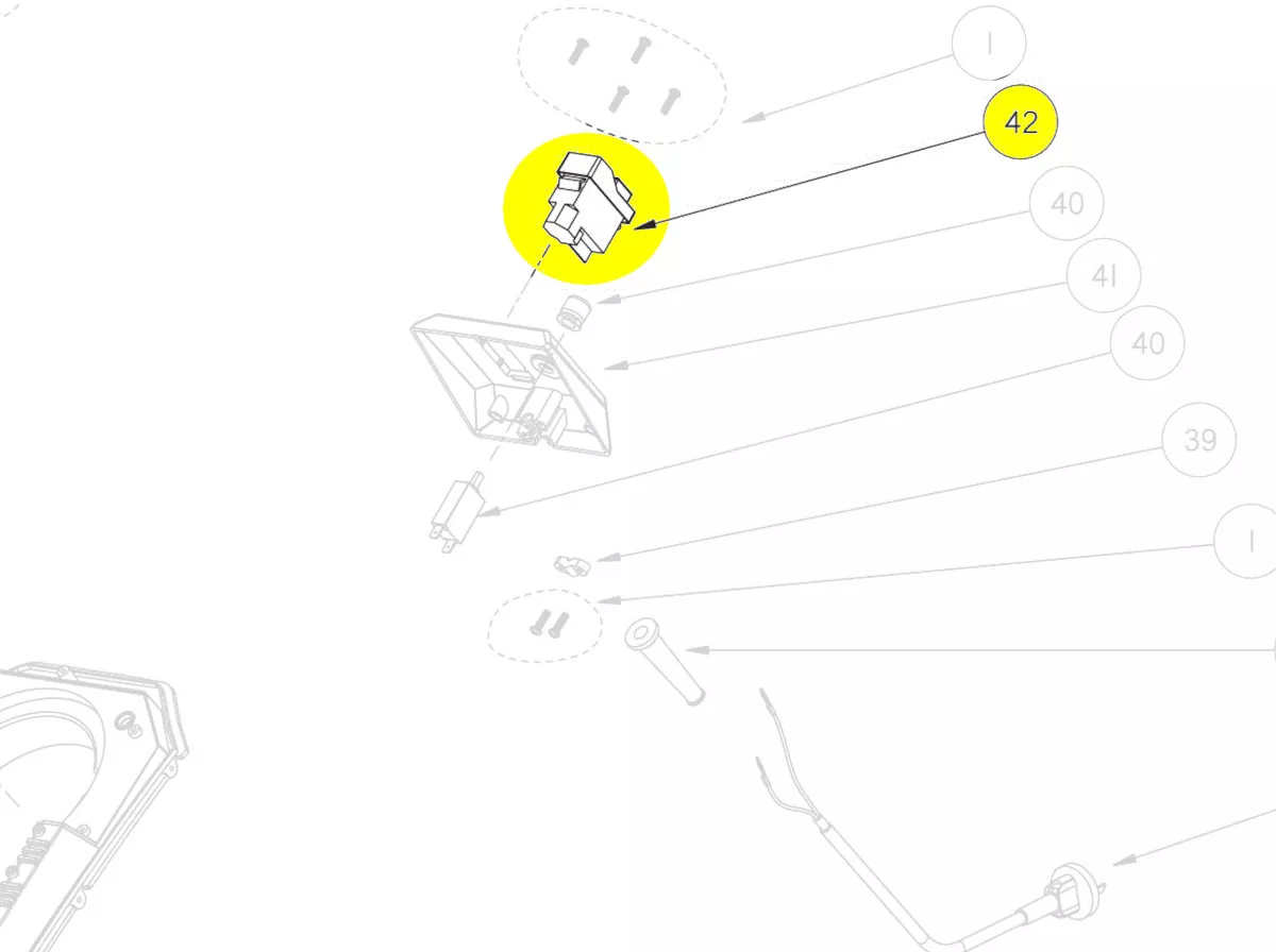 interrupteur réf. 5131033698 broyeur Ryobi